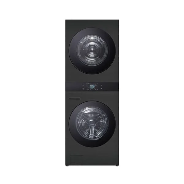 [LG] 트롬 AI 오브제컬렉션 워시타워 25kg+25kg 스페이스블랙 (WA2525KDF)